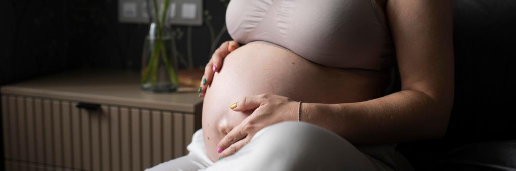 Paciente com câncer de mama na gravidez.