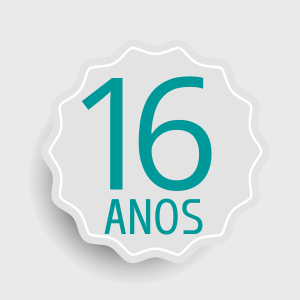 Selo 16 anos da Clínica Núcleo Mater